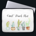 Cactus Garden | Vattenfärg Laptop Sleeve<br><div class="desc">Efter omdefinierad design</div>