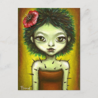 Cactus Girl Vykort