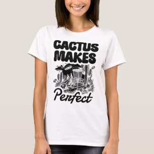 Cactus gör perfekt discgolfäventyr t shirt