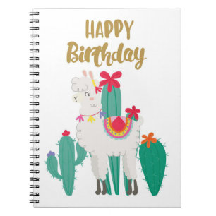 Cactus Grattis på födelsedagen Anteckningsbok