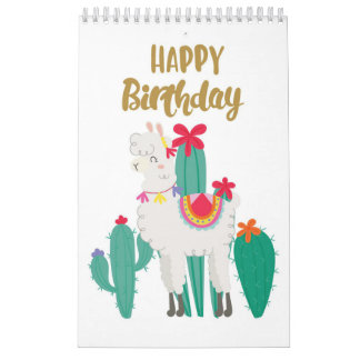 Cactus Grattis på födelsedagen Kalender