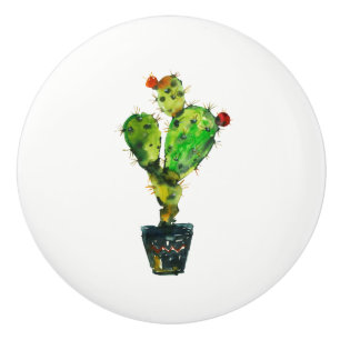 Cactus Grönt Desert Plant Boho Rustic Southwest Knopp