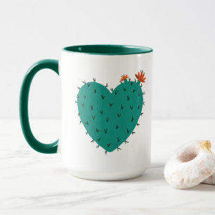 Cactus Heart Coffe Mugg
