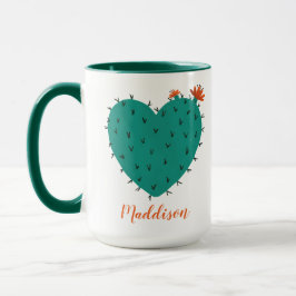Cactus Heart Coffee Mugg