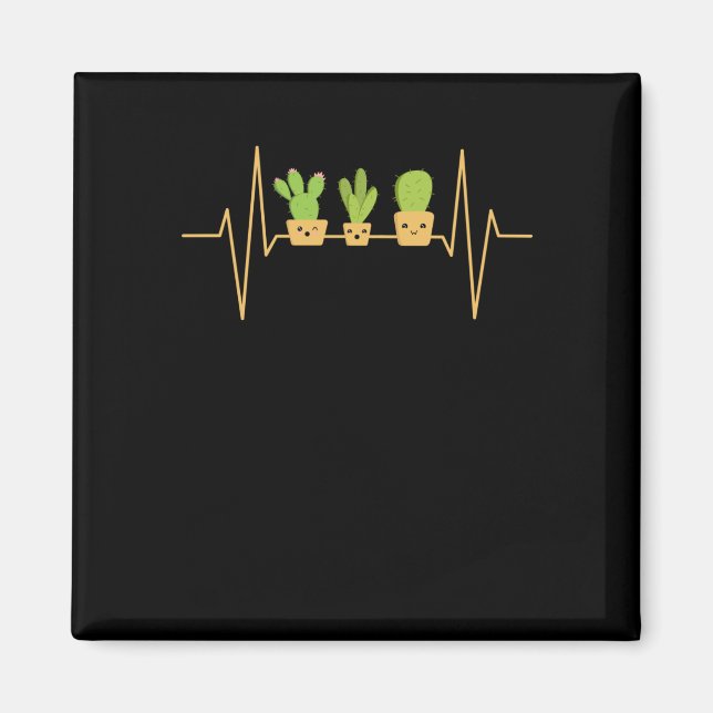 Cactus Heartslag Magnet (Framsidan)