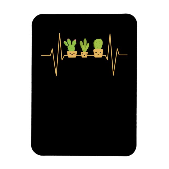 Cactus Heartslag Magnet (Vertikal)