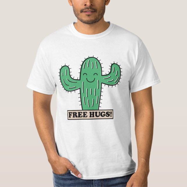 Cactus Hugs skjortor och jacka Tee (Framsida)