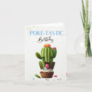 Cactus Hund Firande: födelsedagskort Tack Kort