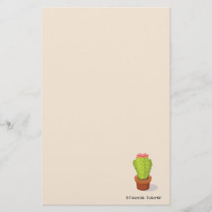 Cactus in Pot Brevpapper