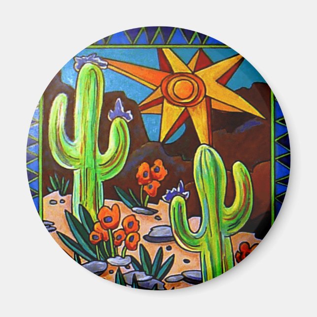 Cactus in Southwest Magnet (Framsidan)
