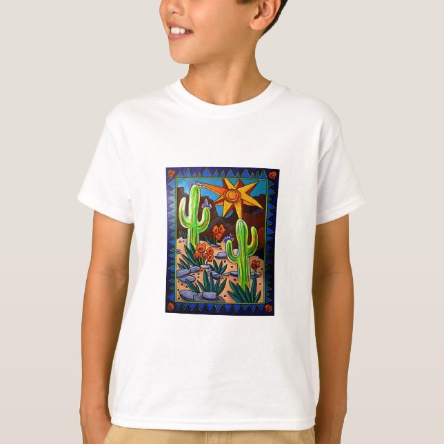 Cactus in Southwest T Shirt (Framsida)