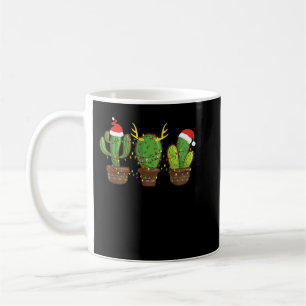 Cactus jul Light Cactus Santa Hat Plant Kärlek Kaffemugg