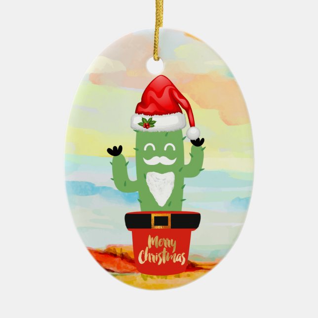 Cactus jul Ornament (Framsidan)