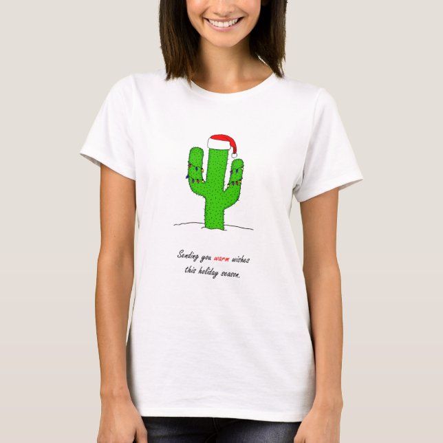 Cactus jul t shirt (Framsida)