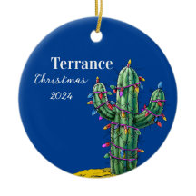 Cactus Julgran Personlig Ornament