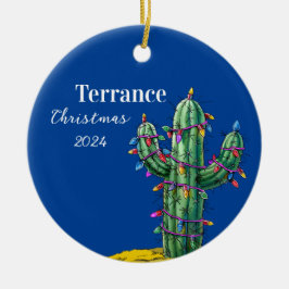 Cactus Julgran Personlig Ornament