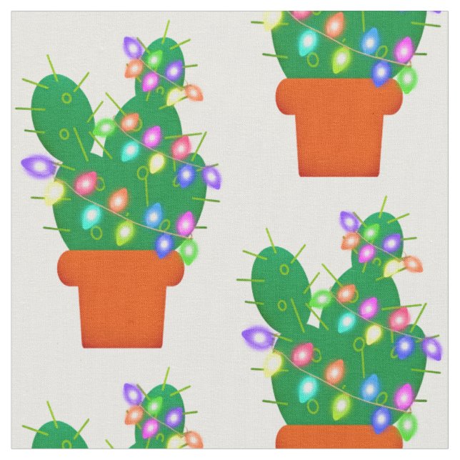 cactus julgran tyg (Närbild)