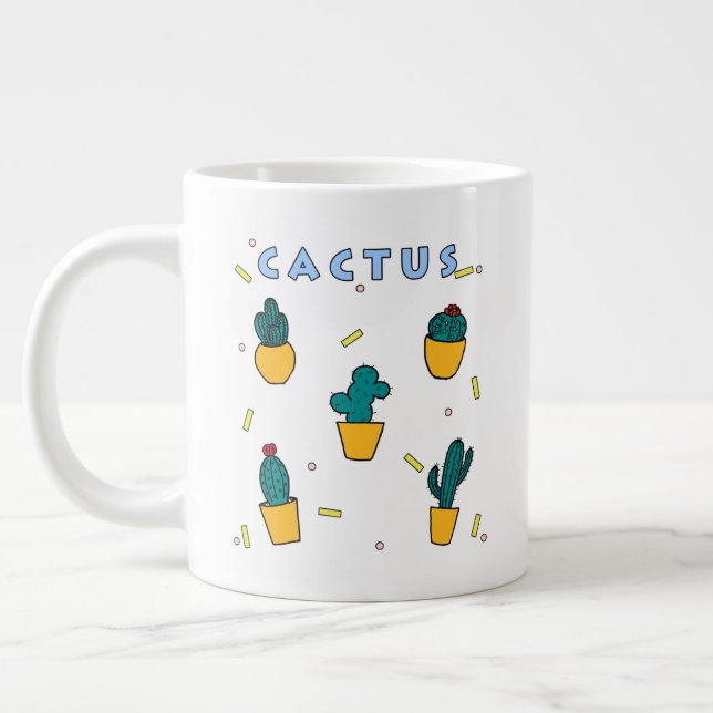 Cactus Jumbo Mugg (Vänster)