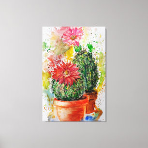 Cactus Kanvastryck - Målning