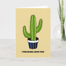 Cactus Kärlek kort