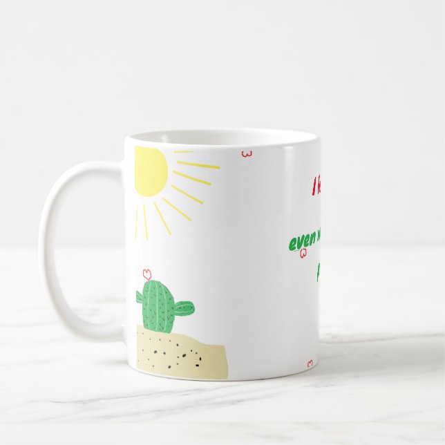 cactus kärlek mugg (Vänster)