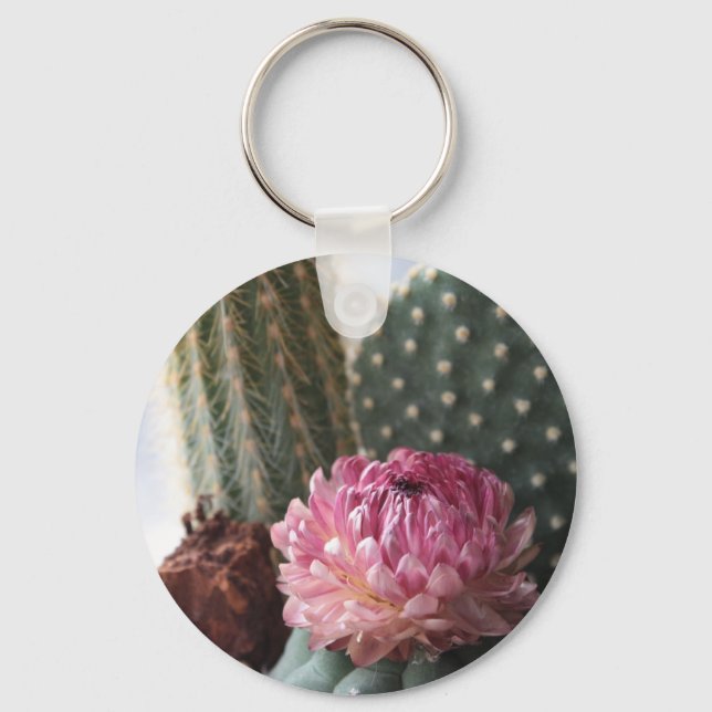 Cactus Keychain Nyckelring (Front)
