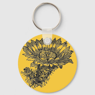 Cactus Keychain Nyckelring