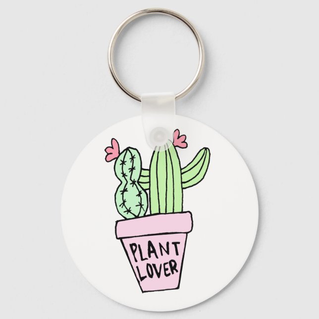 Cactus Keychain Nyckelring (Framsida)