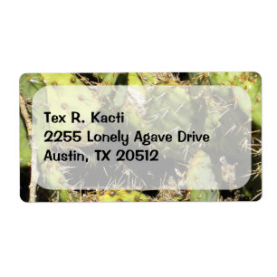 Cactus Label Fraktsedel