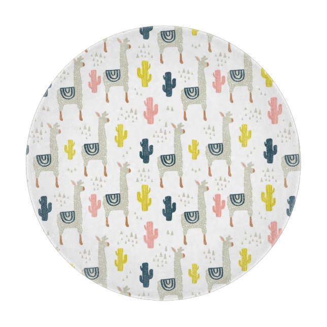 Cactus & Llamas Mönster (Framsidan)