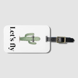 Cactus Luggage Tag Bagagebricka