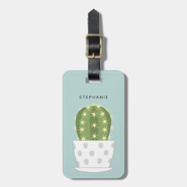 Cactus Luggage Tags Bagagebricka