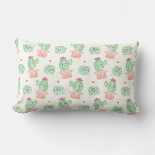Cactus Lumbar Pillow Lumbarkudde (Framsida)