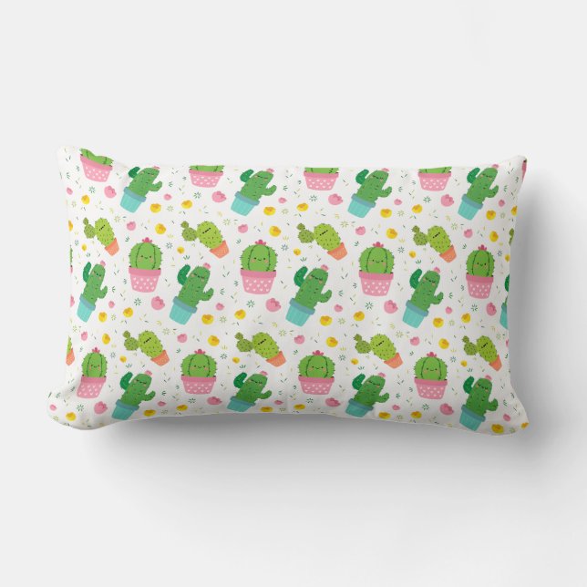 Cactus Lumbar Pillow Lumbarkudde (Framsida)