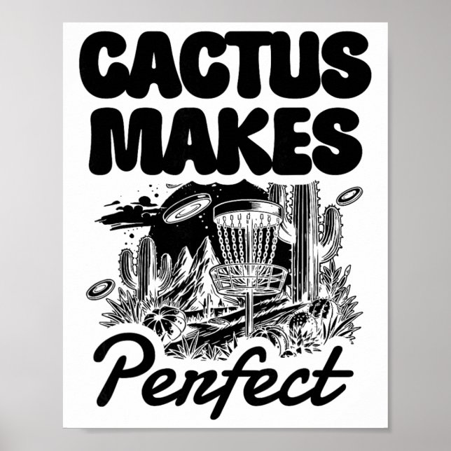 Cactus Makes Perfect Disc Golf Adventure  Poster (Framsidan)