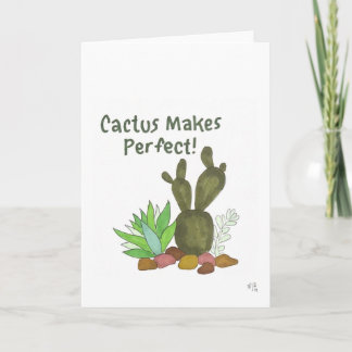 Cactus Makes-Perfekt Card Tack Kort