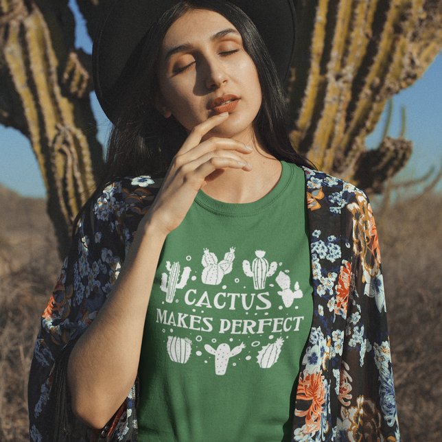 Cactus Makes Perfekt T-Shirt (Skapare uppladdad)