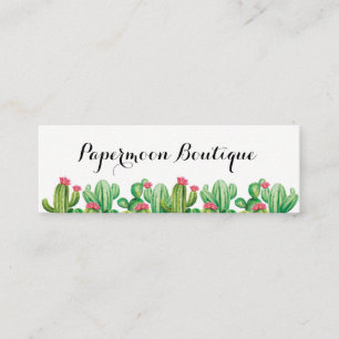 Cactus modernt affärskort mini visitkort