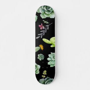 Cactus Mönster 2 Mini Skateboard Bräda 18,5 Cm