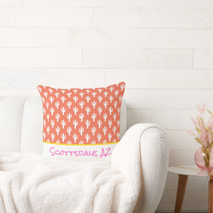 Cactus Mönster Anpassningsbar Ställe Namn färgdeko Kudde