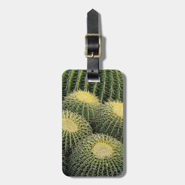 Cactus Mönster Bagagebricka (Vertikal Framsida)