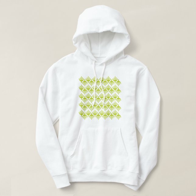 Cactus mönster hoodie (Design framsida)