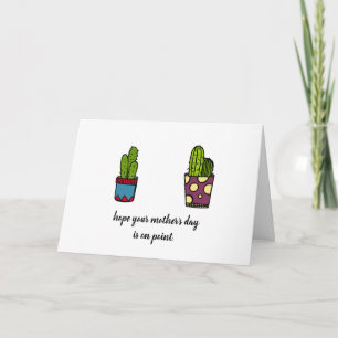 Cactus Mors dag Card Kort