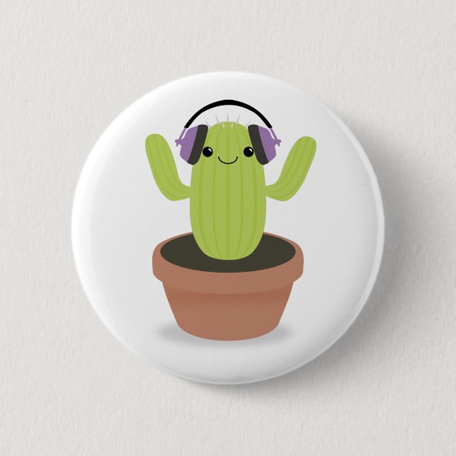 Cactus Music fläkt Knapp (Framsida)