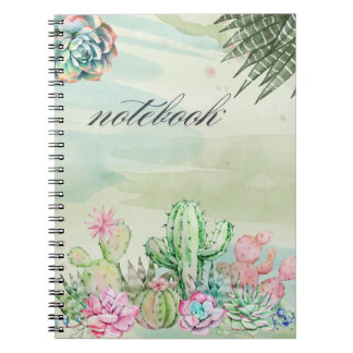 Cactus notebook anteckningsbok