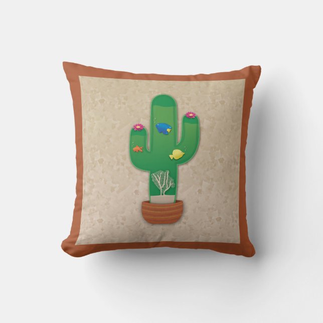 Cactus Oasis Kudde (Framsida)