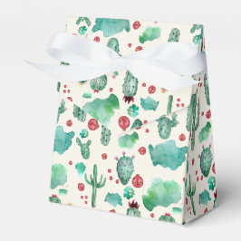 Cactus och ladybug mönster - gräddbakgrund presentaskar