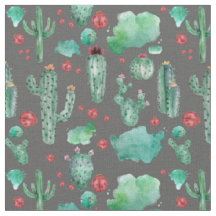 Cactus och ladybug mönster - svart bakgrund