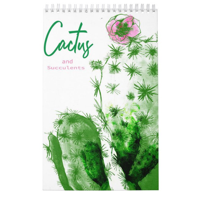 Cactus och Succulents Kalender (Omslag)