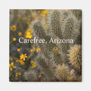 Cactus och Wildblommor Carefree, Arizona Magnet